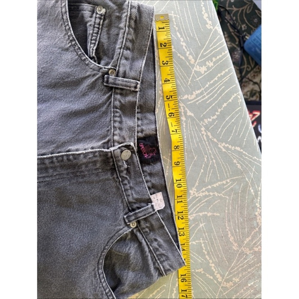 Sasson Vintage High Waisted Tapered Leg Grey Acid Wash Jeans 456W1 1127 Sz 15/16 - Picture 8 of 9